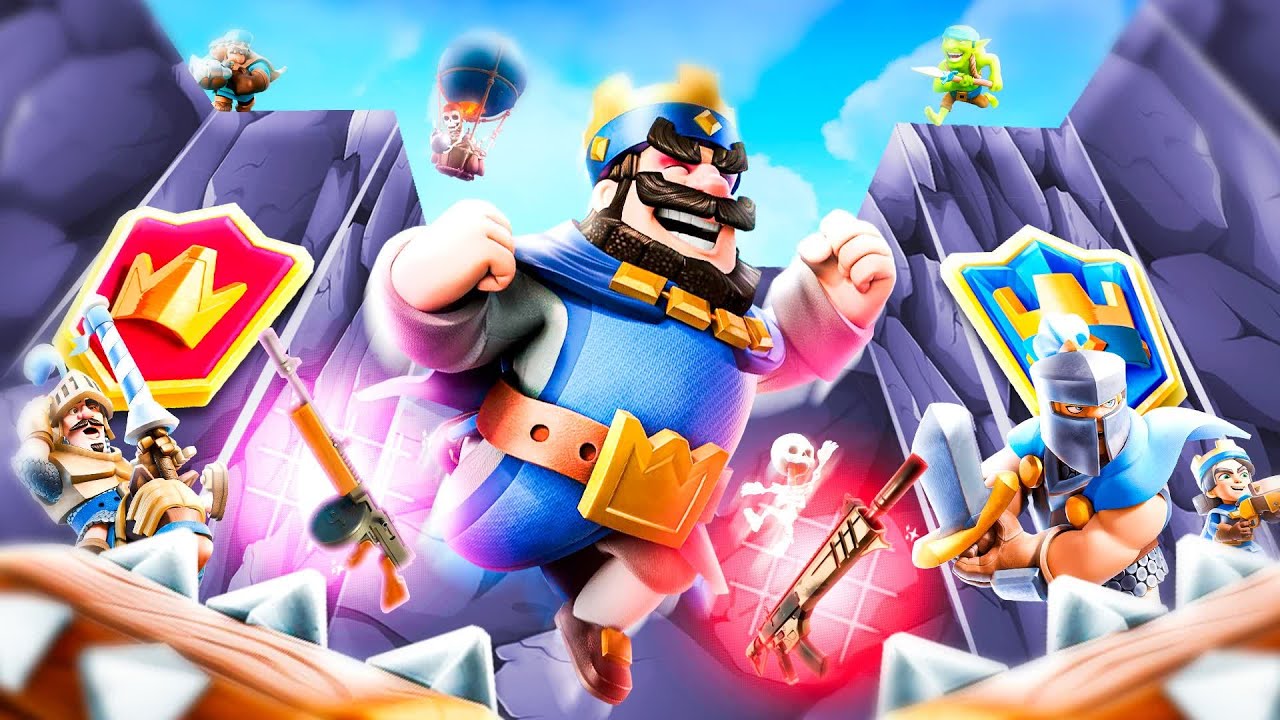 jogando clash royale live teste