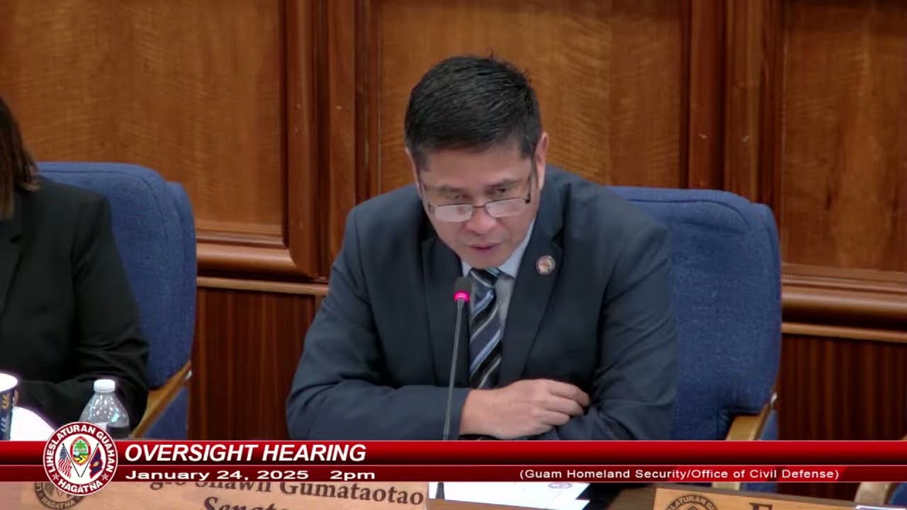 Oversight Hearing - Senator Shawn Gumataotao - January 24, 2025 2pm PT.2