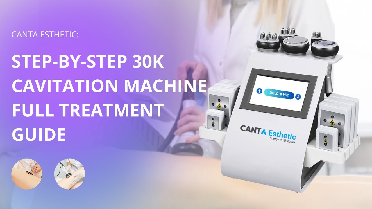 30K Cavitation Machine 6-in-1 Fat Blasting | Full Treatment Demo + How It Works