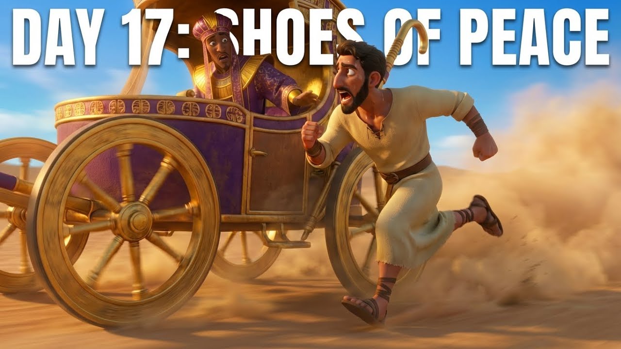 The Shoes of Peace! 👟 (Armor of God) | Giant Sparkles TV Devotional | Day 17