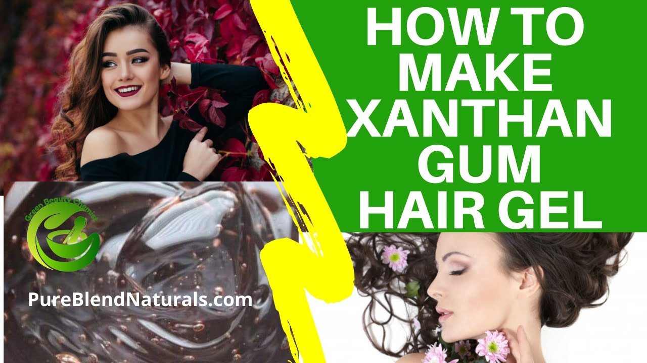 HOW TO MAKE XANTHAN GUM HAIR GEL | Homemade DIY Hair Gel Recipe Without Gelatin