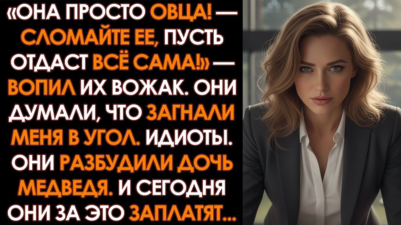«Эта девка — ключ к империи!» — рычал главарь. Они думали, что я легкая добыча. Но загнанный зверь..