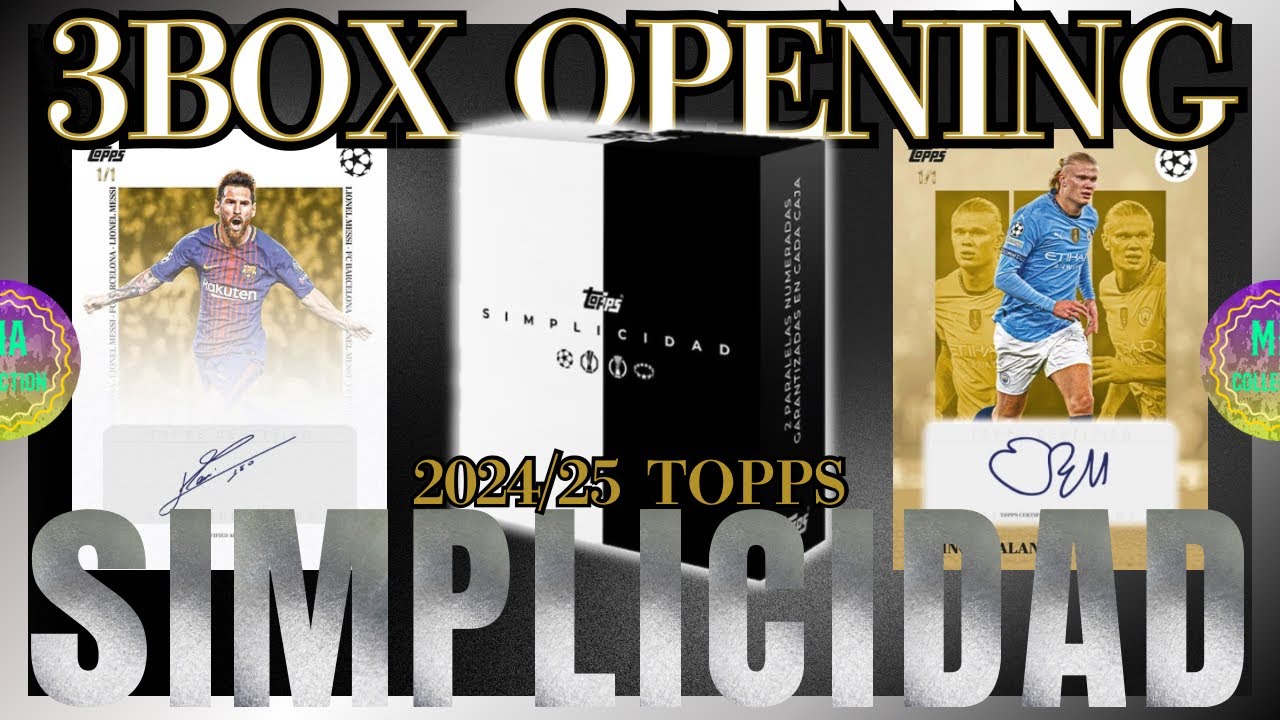 【サッカーカード】モノクロの神童降臨‼︎【2024/25 TOPPS SIMPLICIDAD】