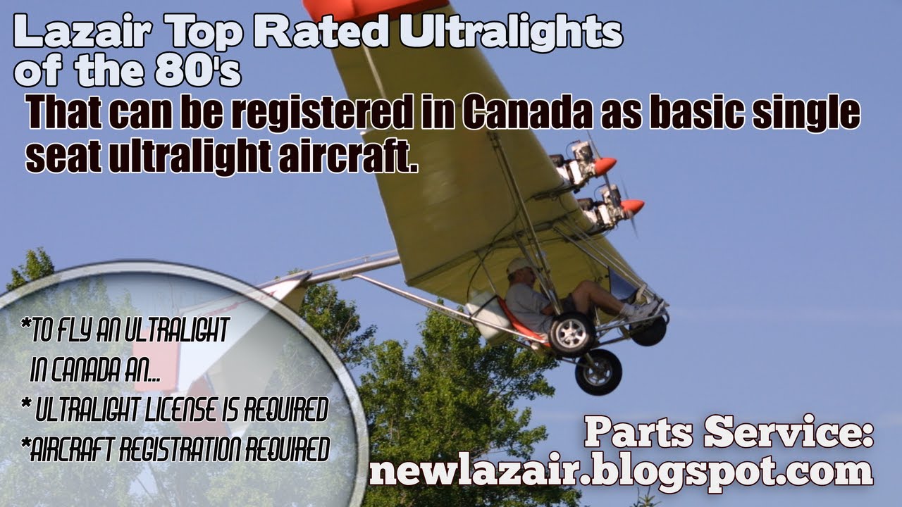 Lazair Twin Engine Ultralight, Top rated ultralight aircraft of the early 1980s
