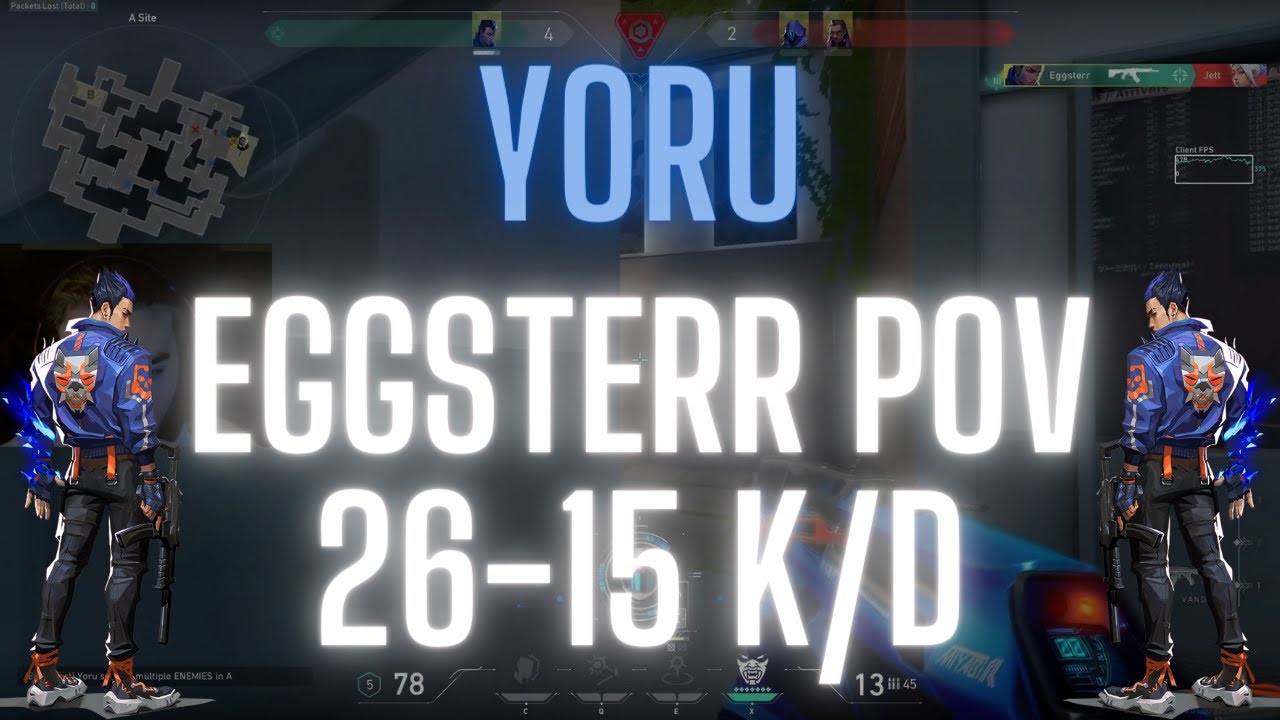 f/a Eggsterr POV Yoru on Split 26-15 K/D (VALORANT Pro POV)