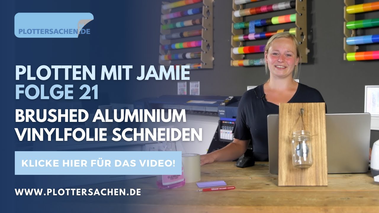 Plotten mit Jamie - Folge 21 - Brushed Aluminium schneiden!