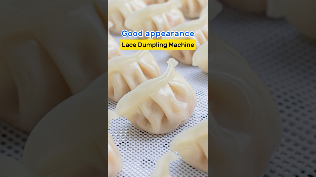 Smart lace dumpling machine, the finished dumplings look good. #dumplingmachine #smartdumpling