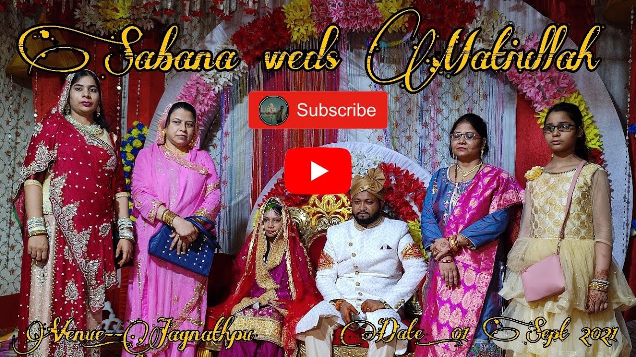Sabana weds Matiullah | Wedding video of Dost ki mausi.