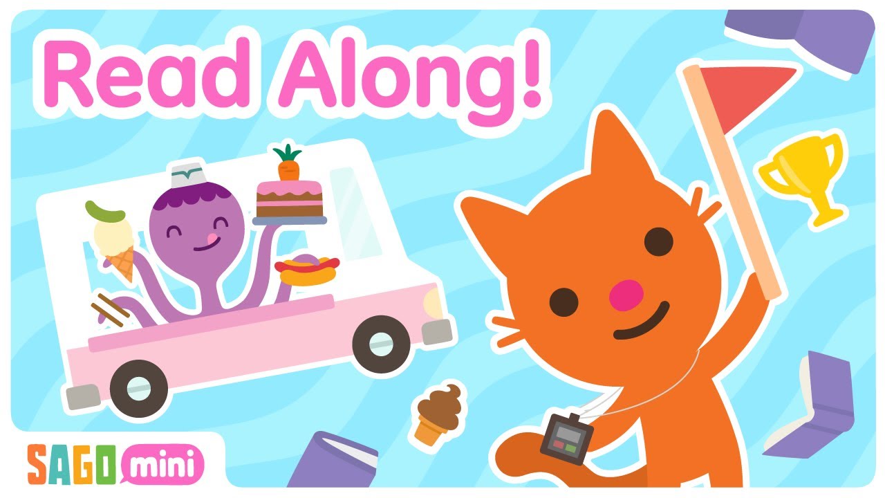 PLAYGROUND RACE & ICE CREAM Read Aloud for Kids 📖🍦 | Read Along Stories for Kids | Sago Mini School