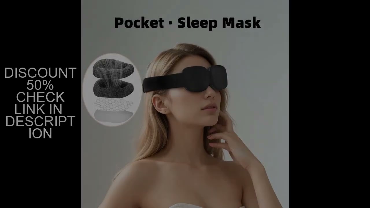 3D Sleeping Eye Mask Block Out Light Sleep Mask for Eyes Slaapmasker Eye Shade Blindfold Sleeping Ai