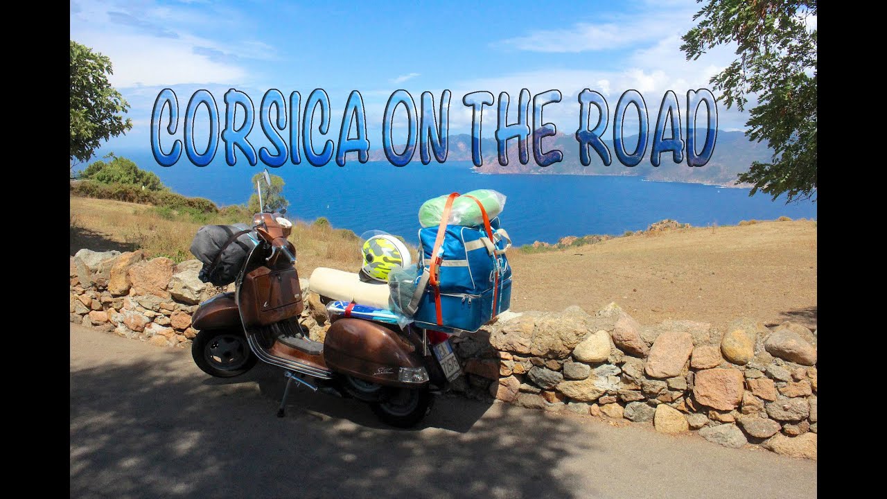 Corsica on the road: in corsica in vespa