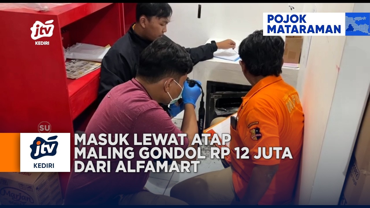 TRENGGALEK - Masuk Lewat Atap, Maling Gondol Rp 12 Juta Dari Alfamart