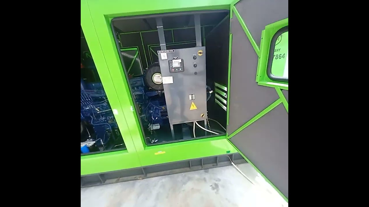 Kirloskar Silent Generator 125 kva #6R engine #HD DGSET 125 KVA INSTALLATION.