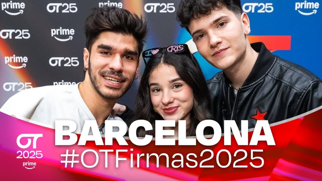 Así fueron las #OTFirmas2025 en BARCELONA | OT 2025