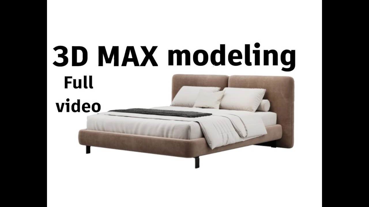modeling bed in 3d max #4