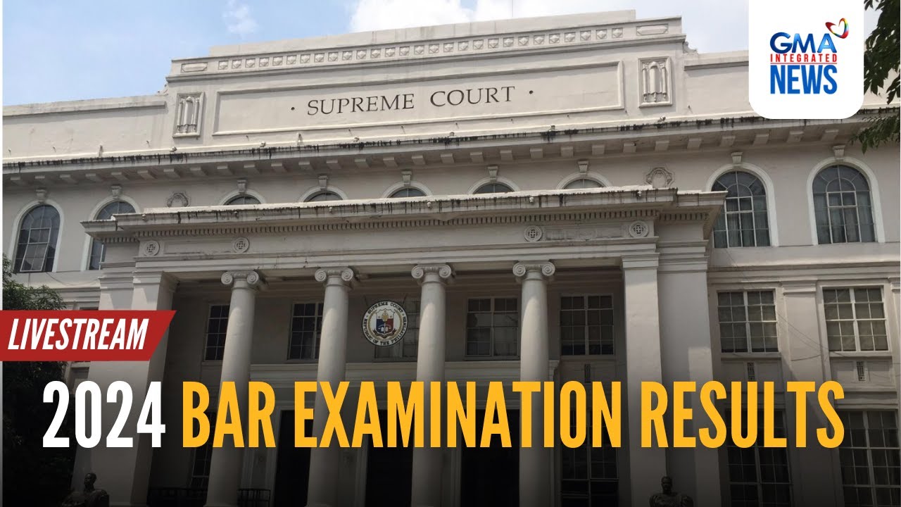 LIVE: 2024 Bar Examination results (Dec. 13, 2024) | GMA Integrated News Live - Replay