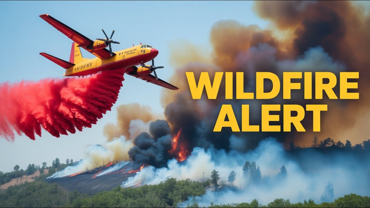 Wildfire in Matheson, CO.