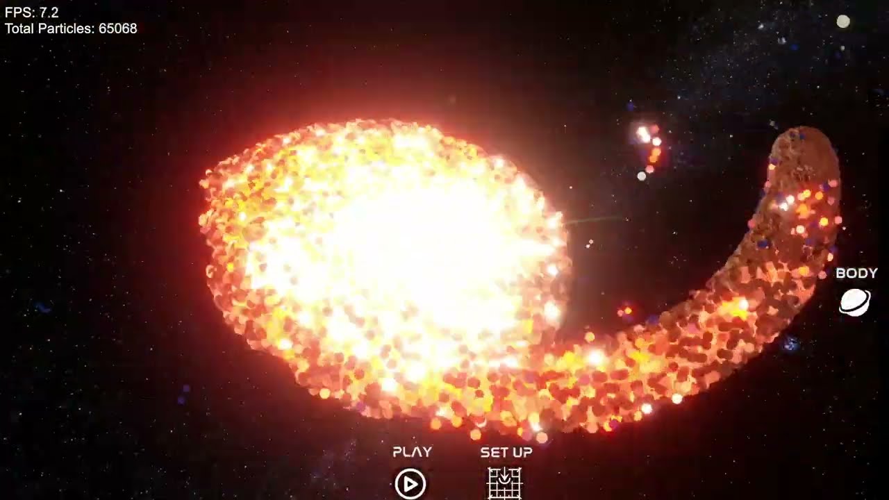 Space Crash Simulator &ndash; Real-Time Planetary Collision Sandbox (Steam Trailer)