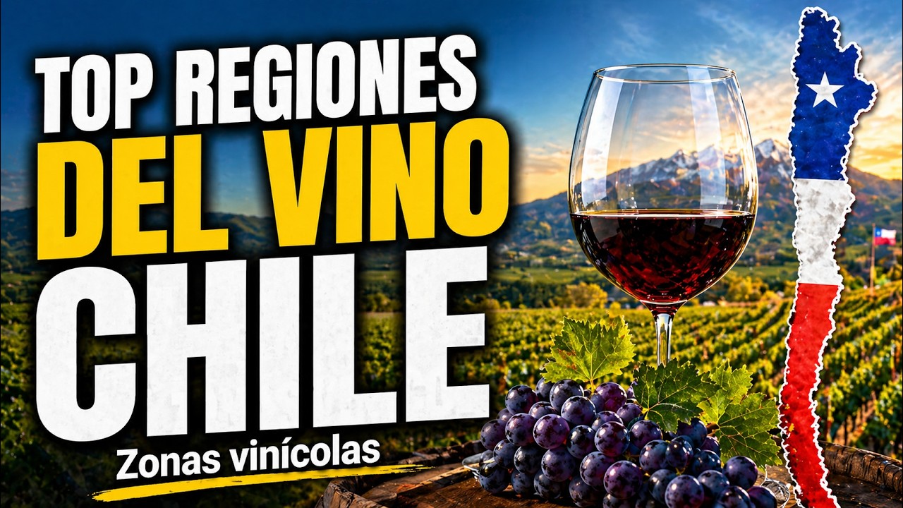 Las regiones de vino en Chile que debes conocer 🍇 | La historia del vino más austral del mundo