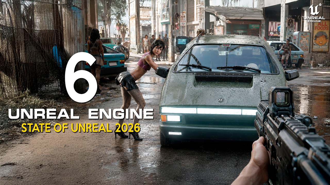 UNREAL ENGINE 6 Officially Revealed | New Features, Games and Tech Demos