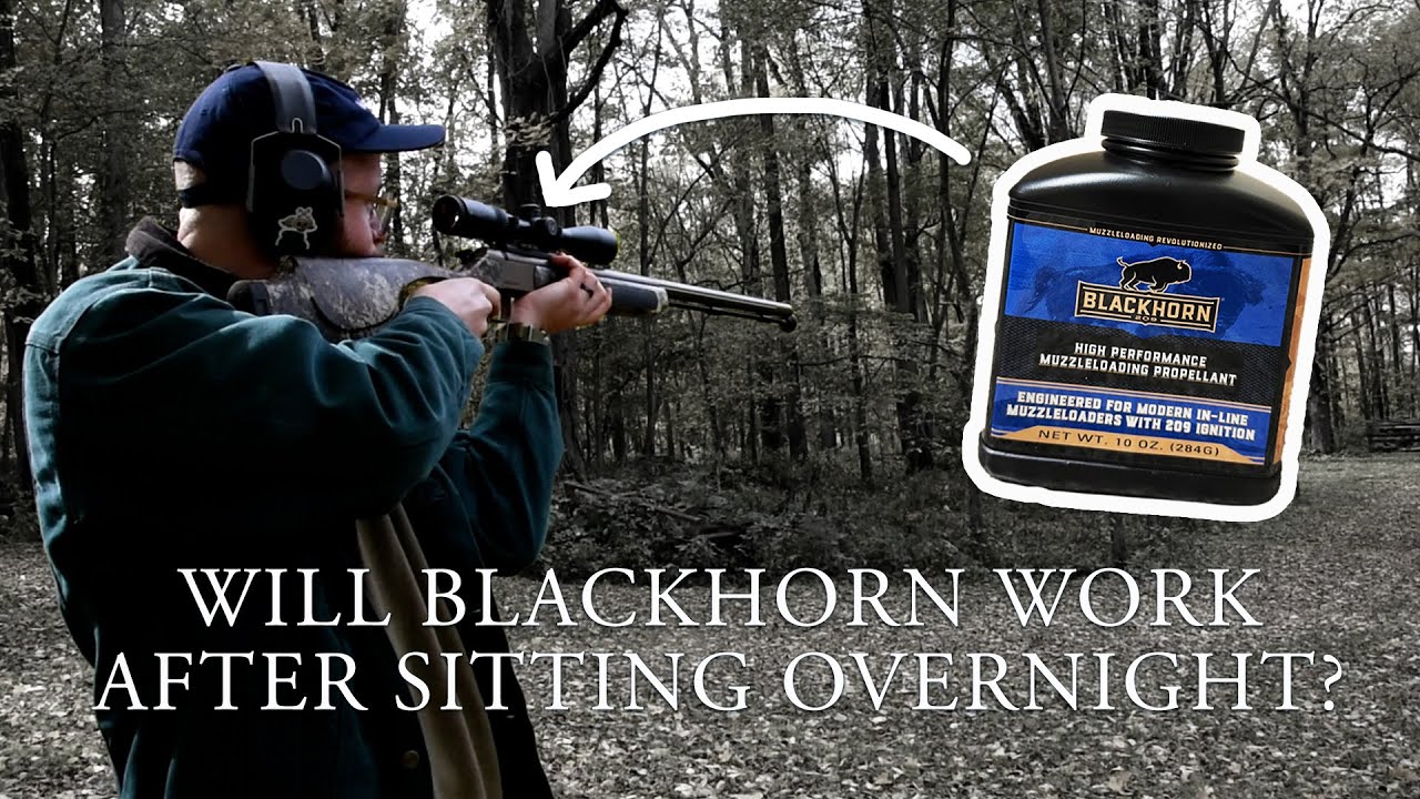 Можно ли оставить Blackhorn 209 заряженным на ночь? На НЕДЕЛЮ? | Тест на охоту с дульнозарядным р...