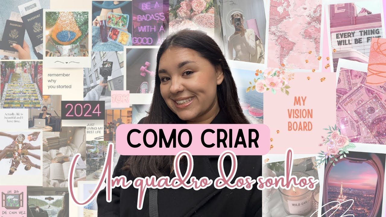 Como criar um quadro dos sonhos │ Canva & Pinterest