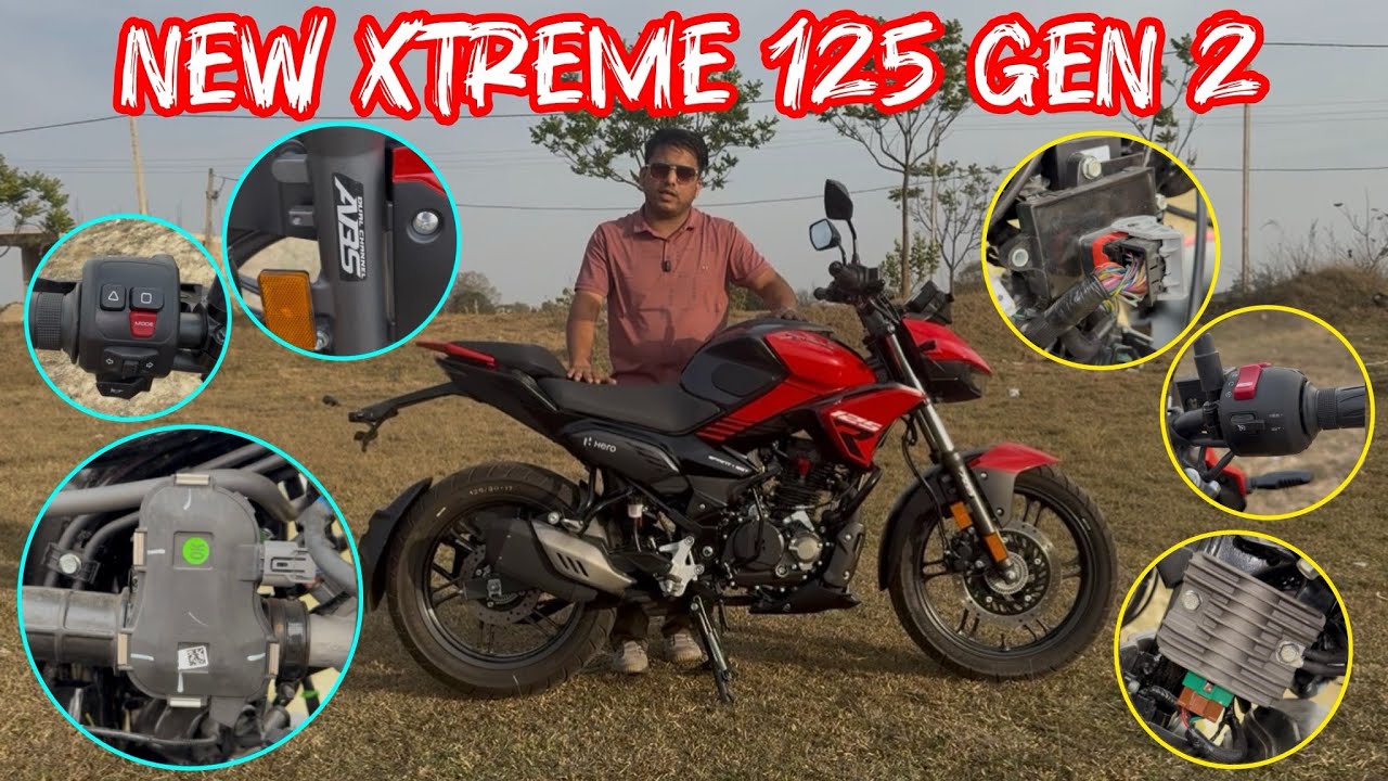 Hero Xtreme 125R ￼Details Review🔥ABS TFT Meter | Ride by wire technology | ￼Cruise Control 