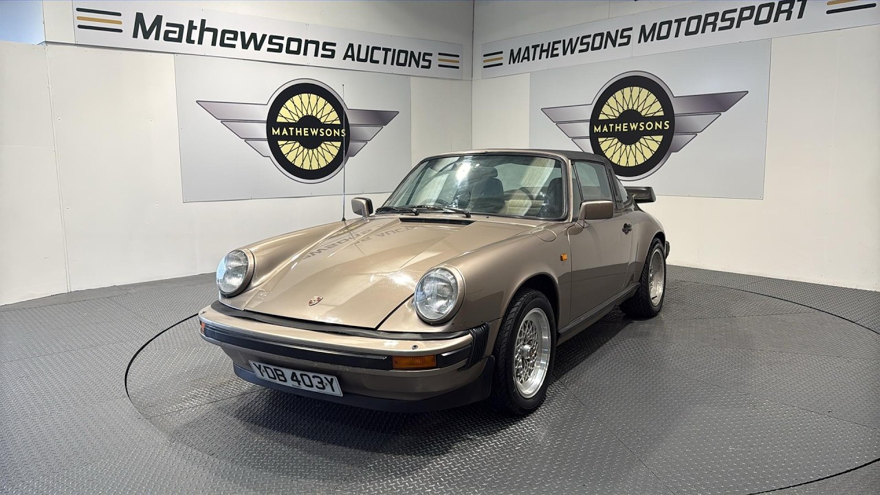 Porsche Carrera Targa 1982 года | Mathewsons Classic Cars | Аукцион: 15, 16 и 17 апреля 2026 года
