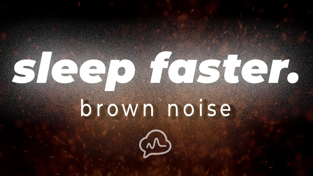 Brown Noise + Campfire for Sleeping 🔥12hr Black Screen