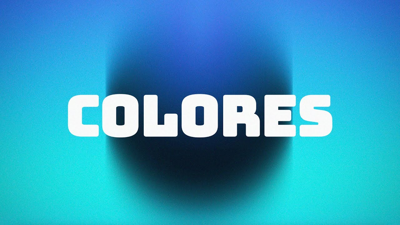 COLORES (OFFICIAL LYRIC VIDEO)