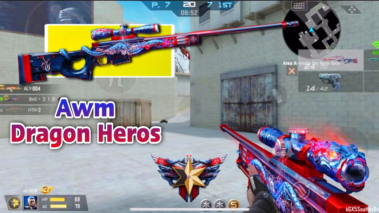 CrossFire:Legends | Trên tay AWM - Dragon Heros. Skin đẹp cho ae cày chay