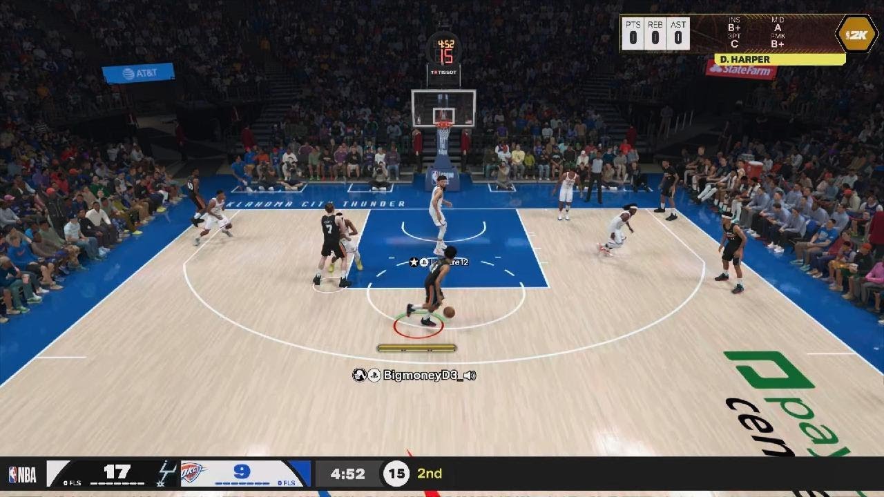 NBA 2K26 - (PS5) San Antonio Spurs vs Oklahoma City Thunder #BASKETBALL #2K #TIKTOK #NBA #Gameplay