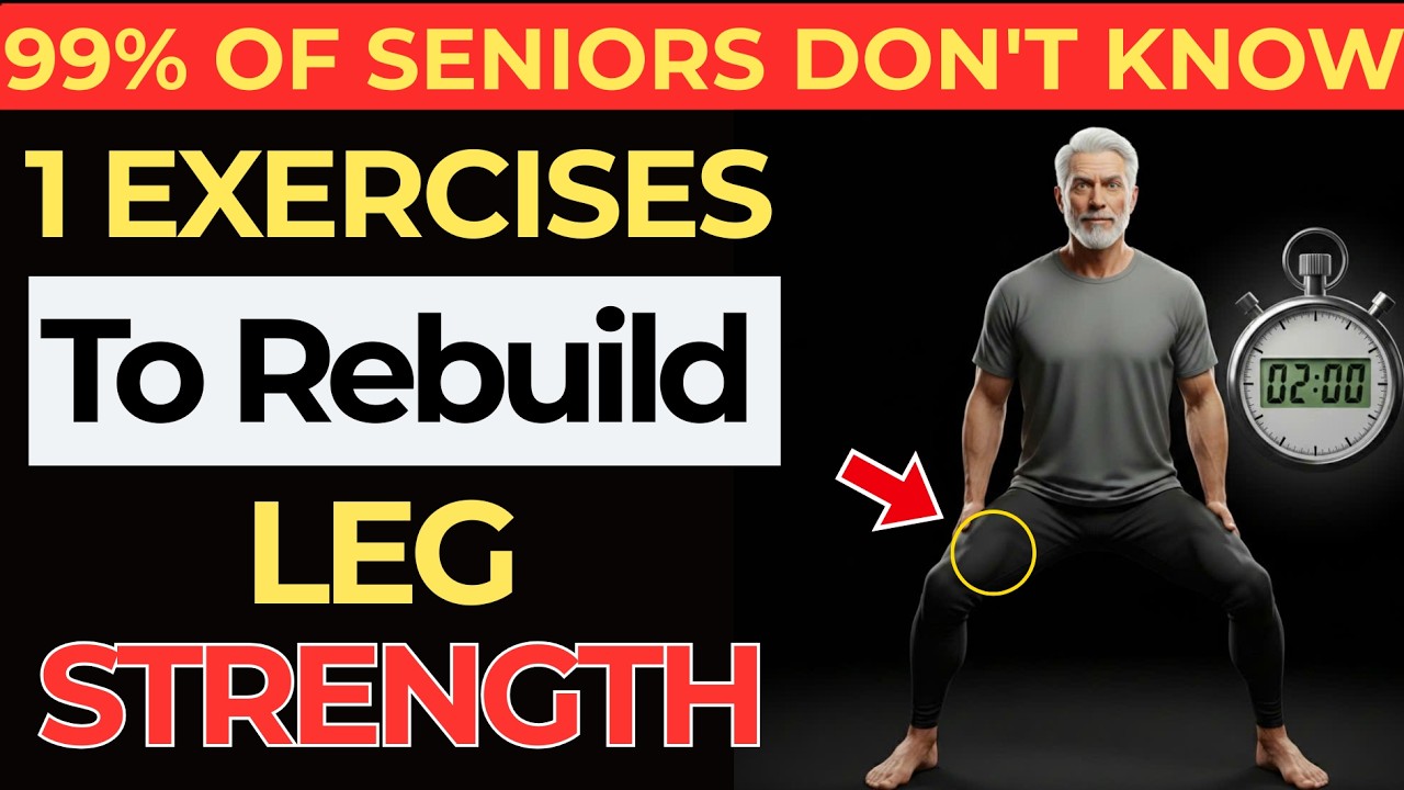 Over 60? Try the horse stance daily, a leg strengthening exercise for seniors | senior health