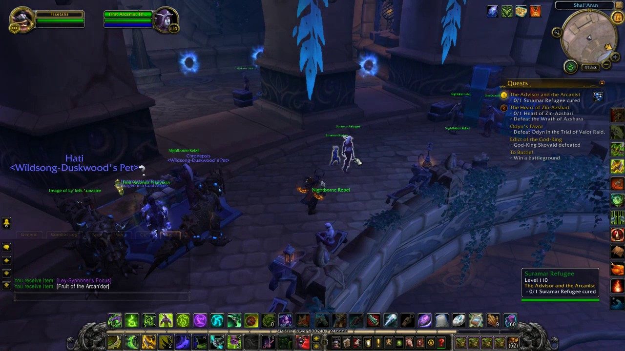 World of Warcraft The Advisor and the Arcanist Legion Quest Guide