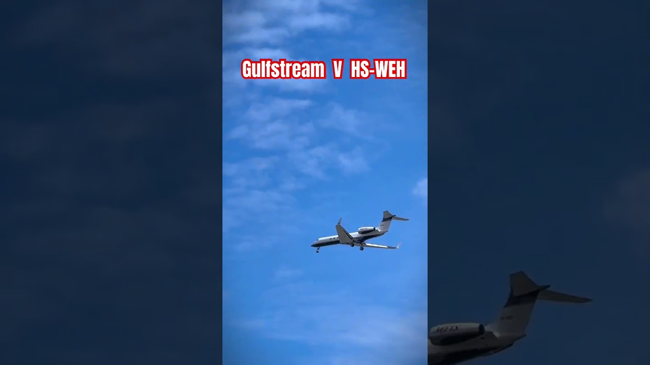 Gulfstream V HS-WEH ✈️ ☁️จากแม่สอด (12/06/2025)