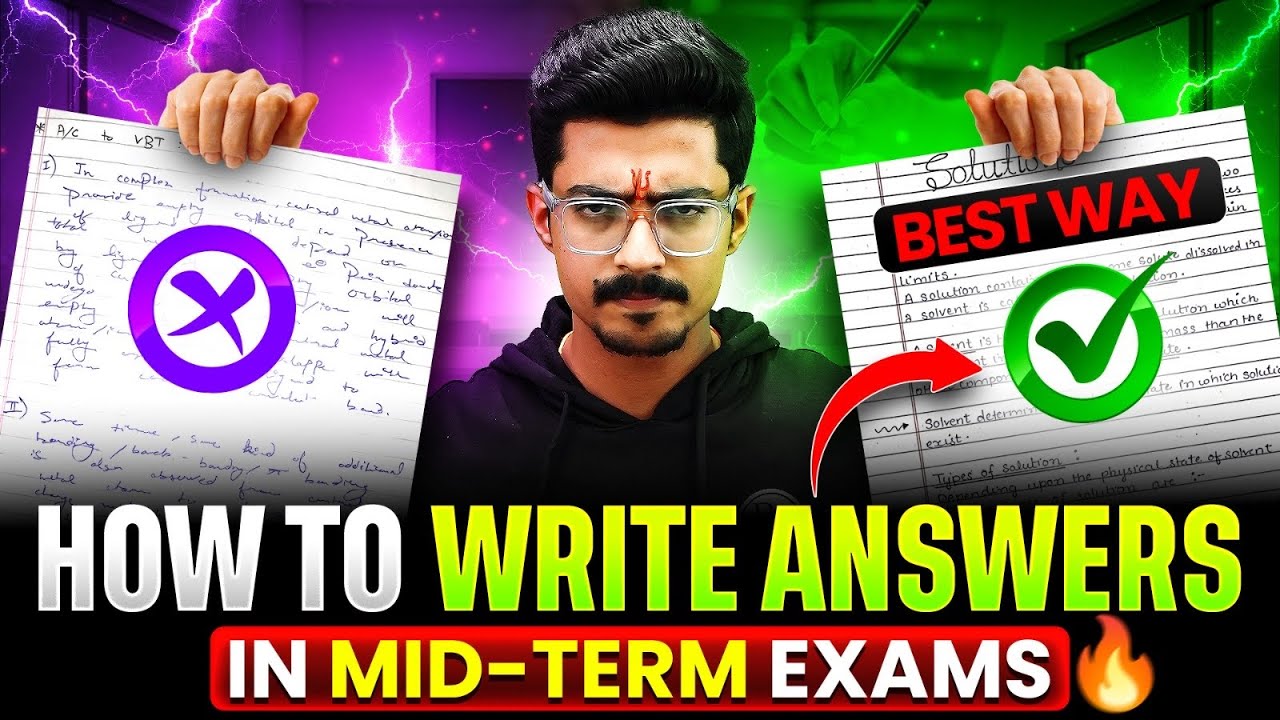 How to Write Answer in Exams🔥 | Class 9th/10th Mid-Terms | Topper’s Technique | by Sunil Bhaiya