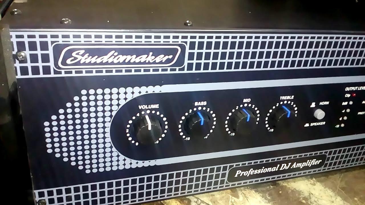 Studiomaker MX-1000 professional DJ AMPLIFIER
