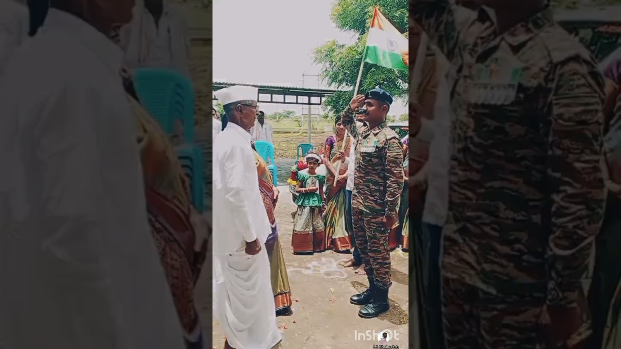 A Era ended... a warm welcome from family & friends #Indian_army #Retired from service