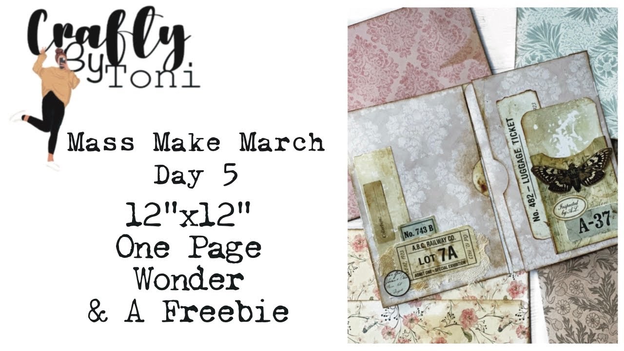 Mass Make March: Easy One Page Wonder Ephemera