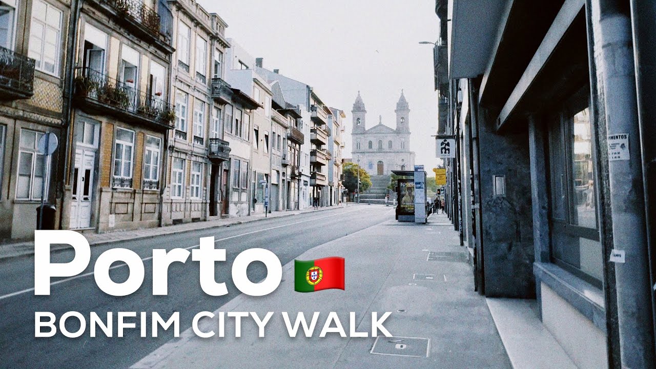 Porto Walking Tour | Empty Streets of Bonfim Neighborhood (4K)