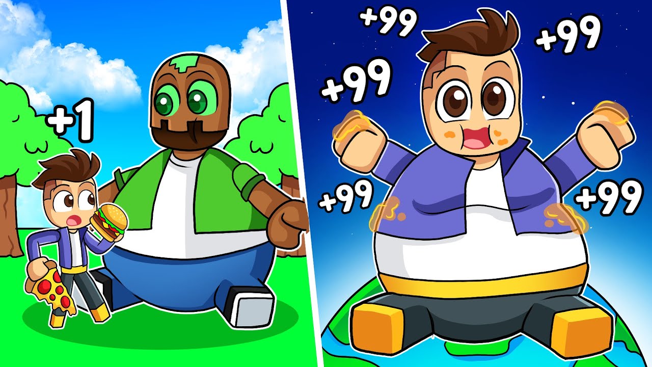 Roblox PERO Me Hago M&Aacute;S GORDO Cada Segundo!