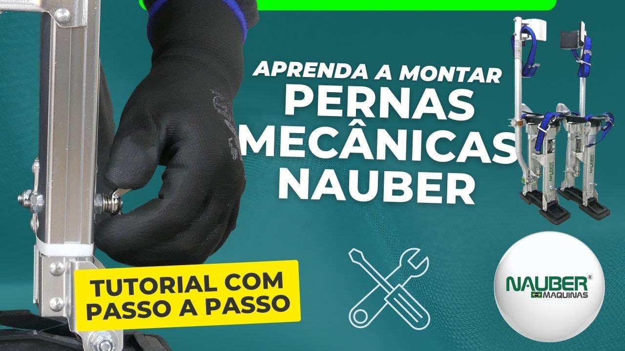 Como realizar a montagem das Pernas Mecânicas Nauber ST-1523 e  ST-2440