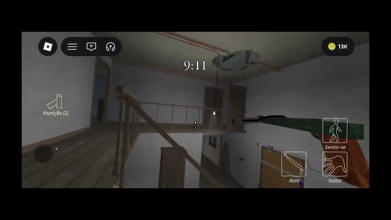 Jogando Granny roblox 