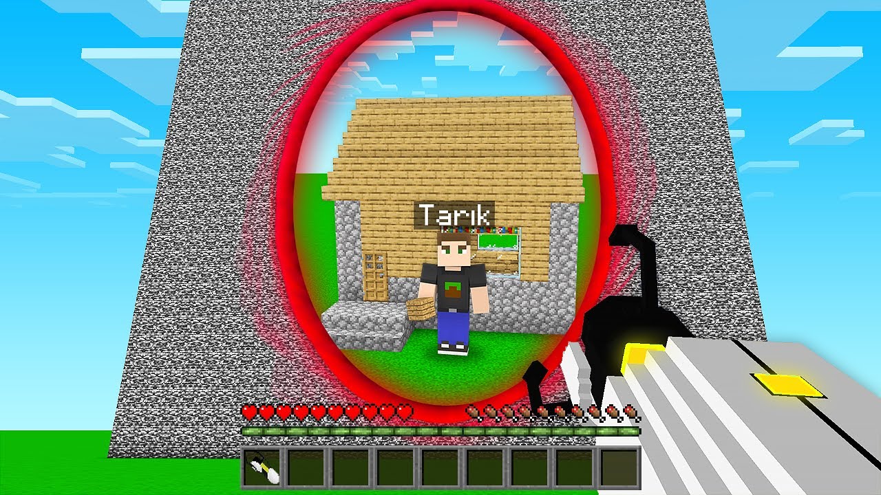 YAPI KAPIŞMALARINDA PORTAL SİLAHIYLA TROLLEDİM - Minecraft
