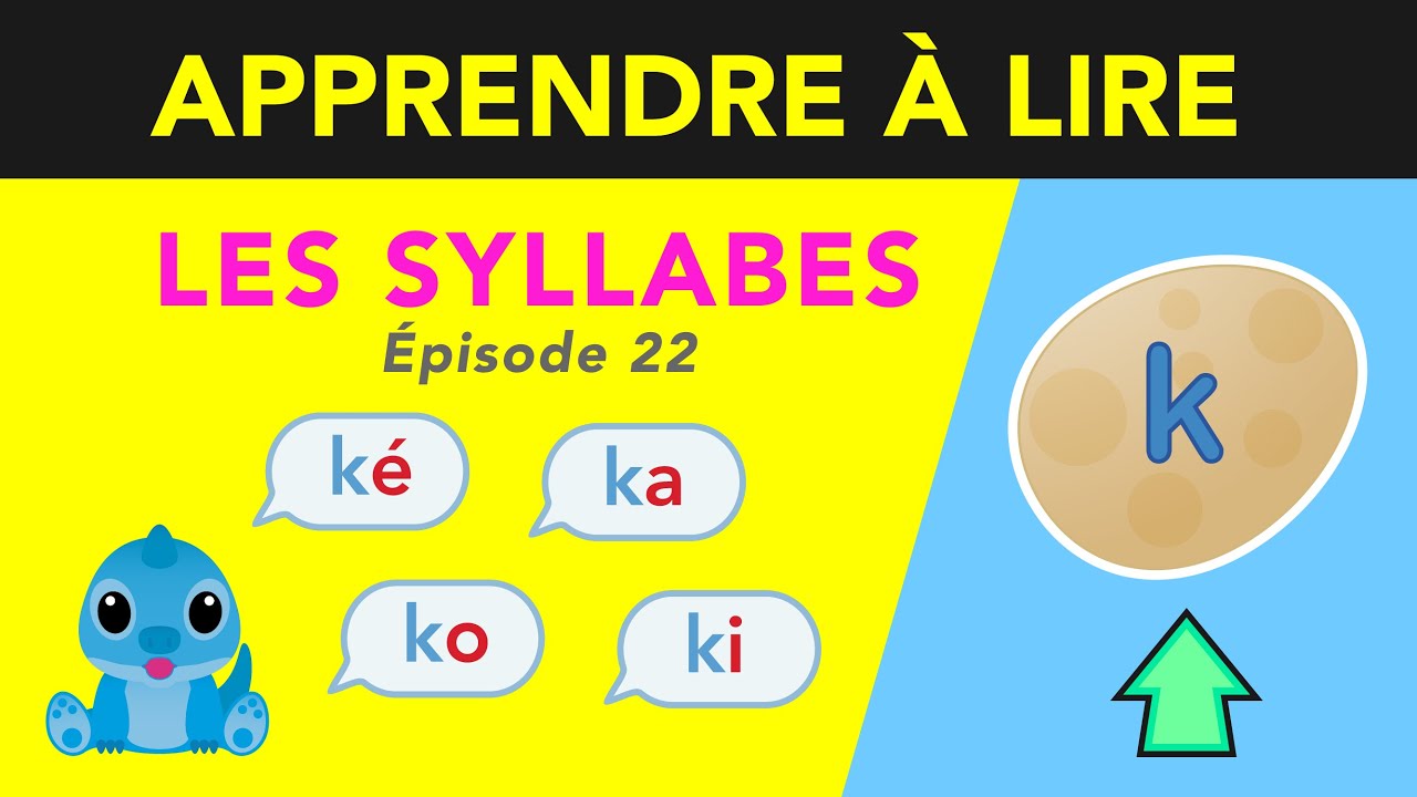 Lecture de syllabes avec la lettre K | Méthode Syllabique Bobo (maternelle - CP - CE1)