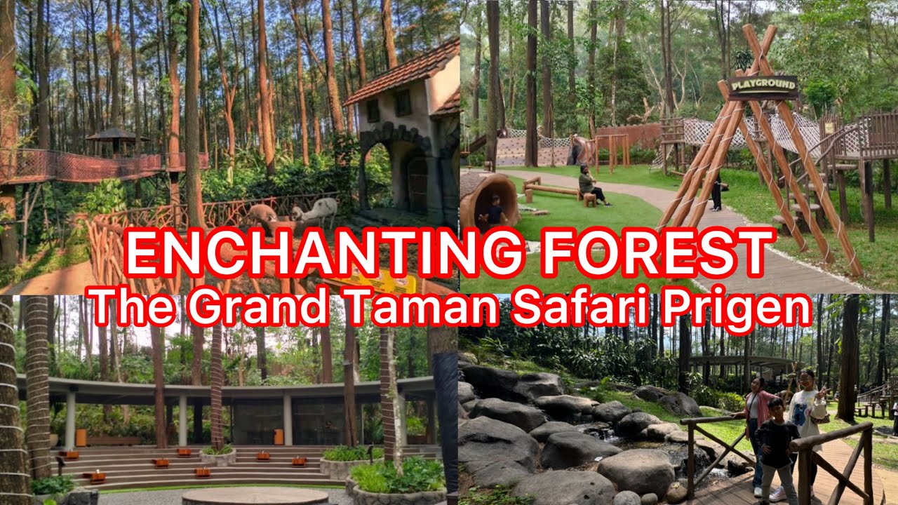 ENCHANTING FOREST TAMAN SAFARI PRIGEN‼️Wahana Terbaru 2024 Full Review