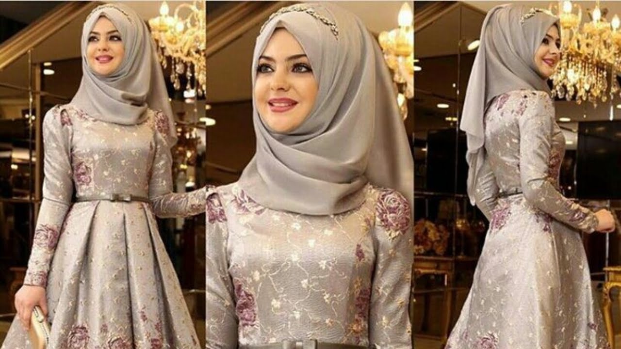 أجمل وارقى فساتين محجبات للزفاف والافراح موديلات فساتين اعراس ومناسبات فخمة