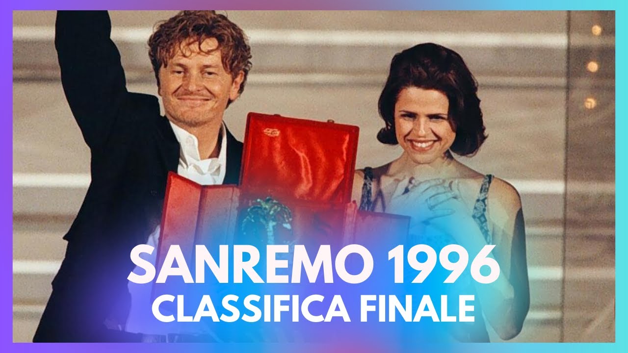 Sanremo 1996 - Tutte le canzoni in gara - Classifica finale
