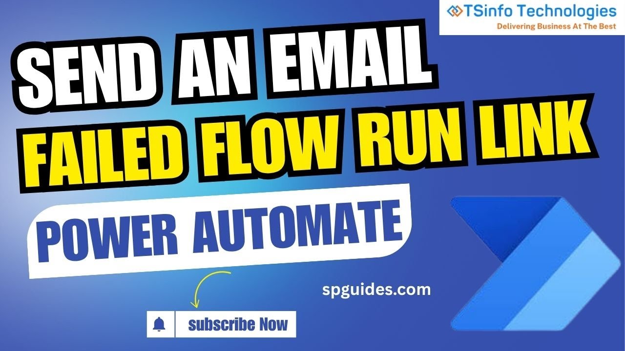 Как отправить email со ссылкой на сбой в Power Automate | Урок по Power Automate