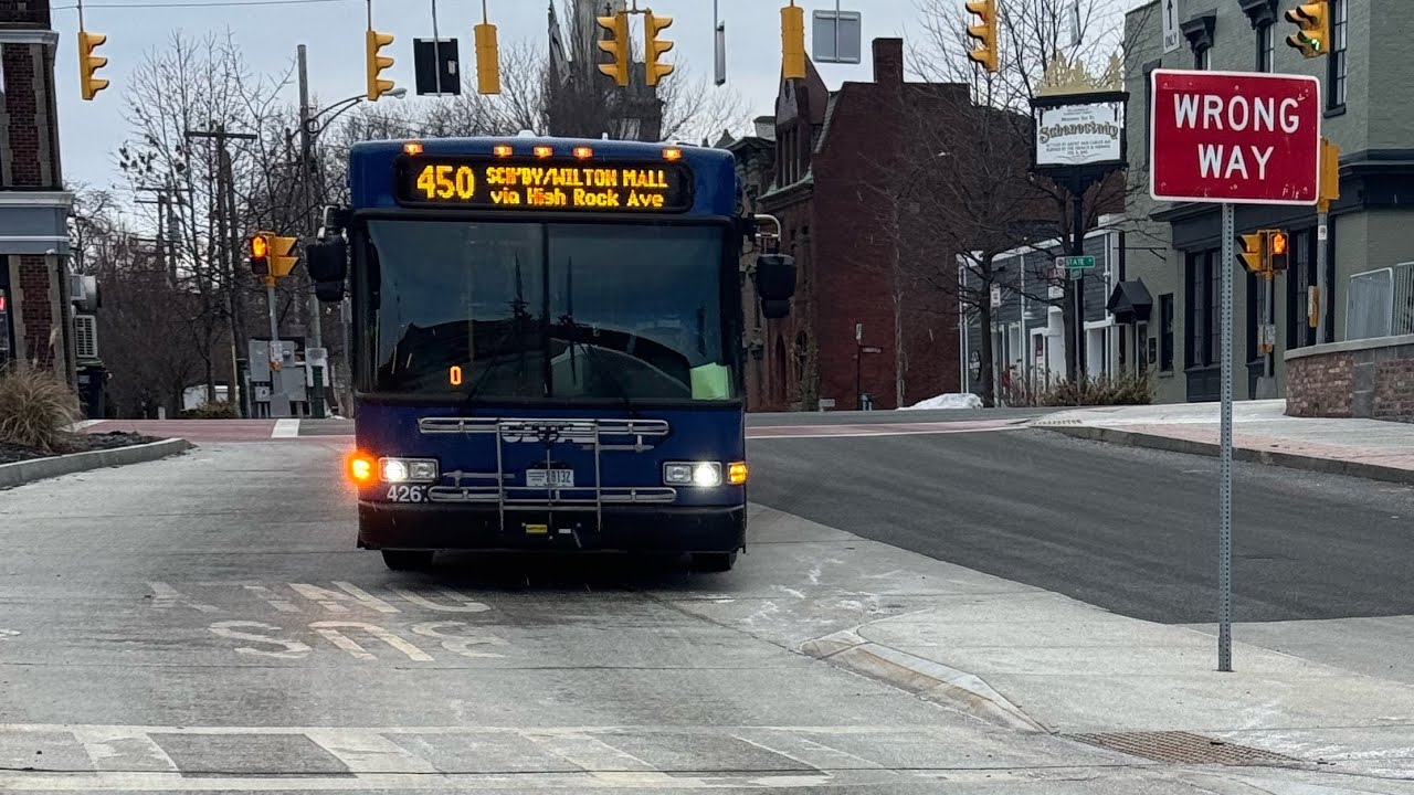 On board gillig bus 4267 full ride on route 450 
